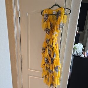 Misa Floral Ruffle Dress